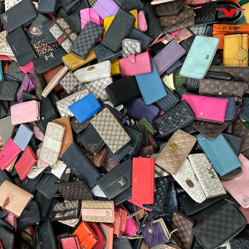 Wholesale used branded wallet bulk supply